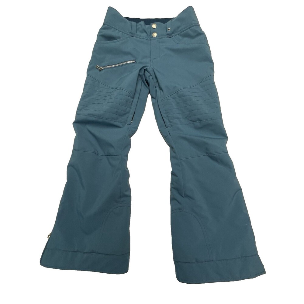 Obermeyer Teal Ski Snow Pants Extended Wear System Teen Size 10-12 Medium